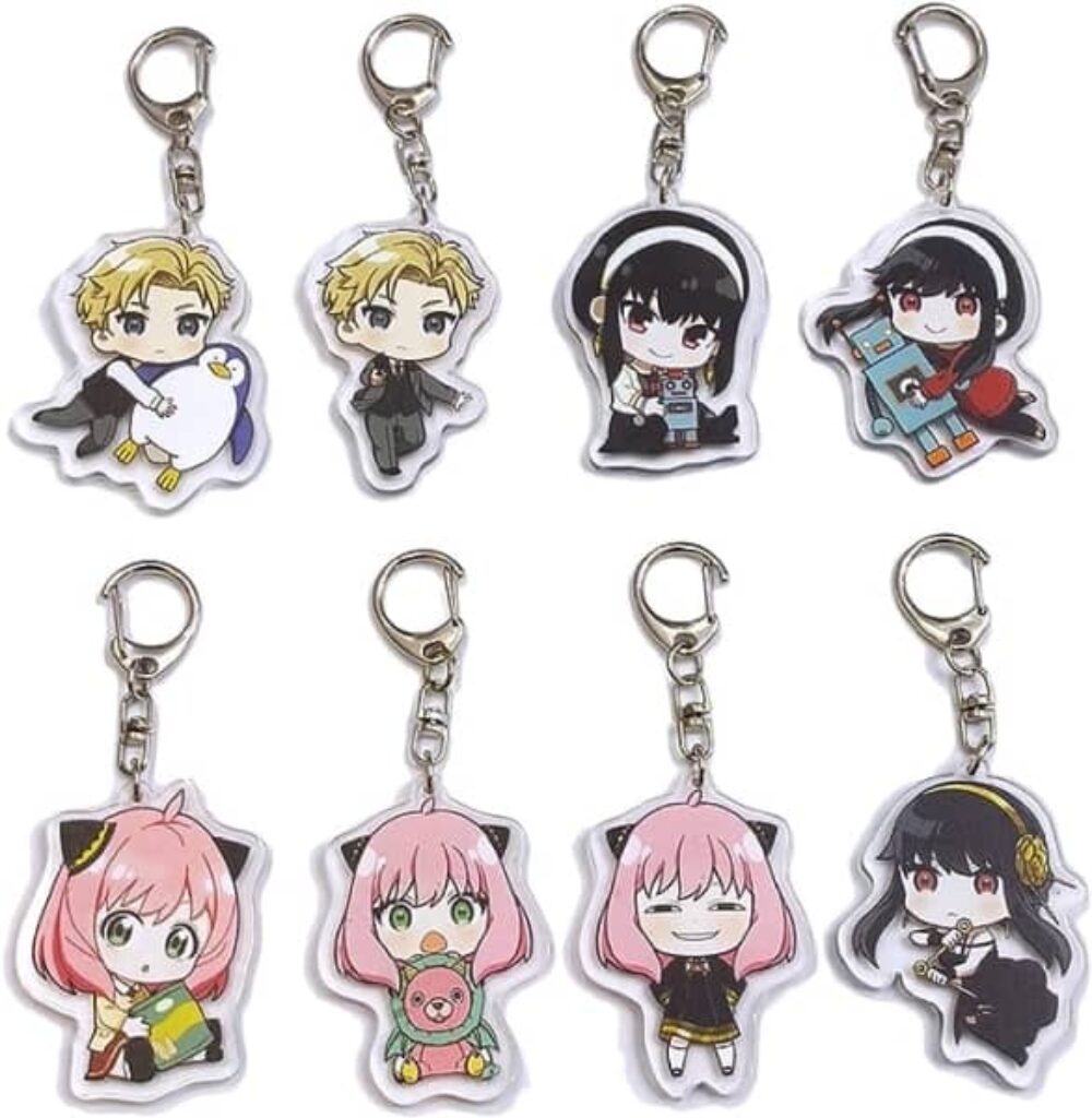 Spy x Family Chibi Keychain Set