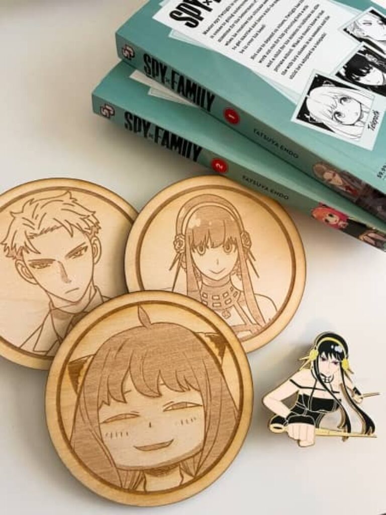 Spy x Family Wooden Coasters